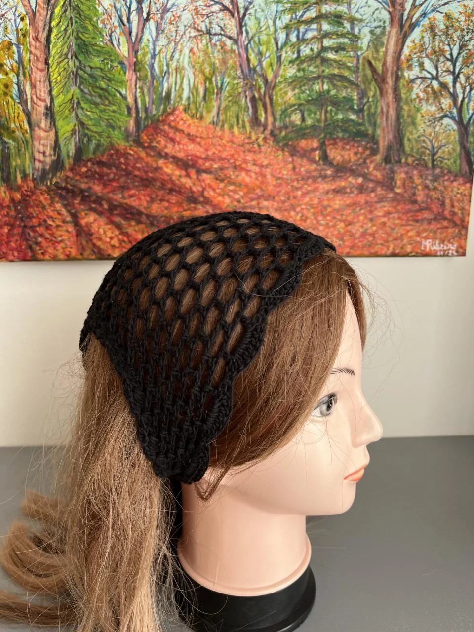 Bandana bandeau foulard headband pañuelo Noir Taille unique adulte et enfant  Fa – photo 3
